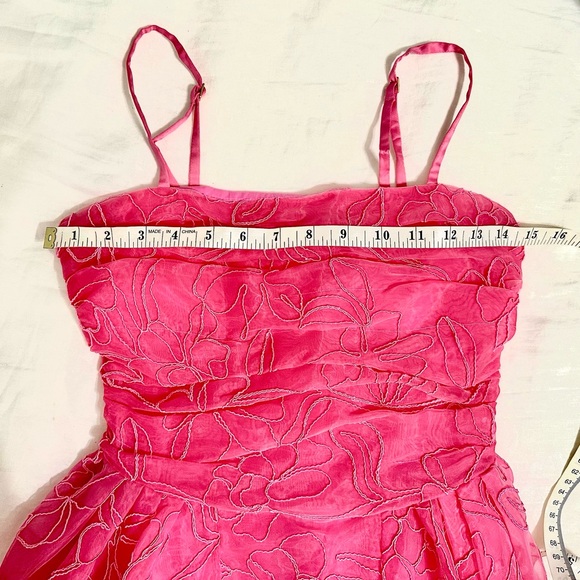 Aje Evangeline Cornelli Maxi Dress in Protea Pink, size 4 AUS (0 US) - Picture 10 of 11